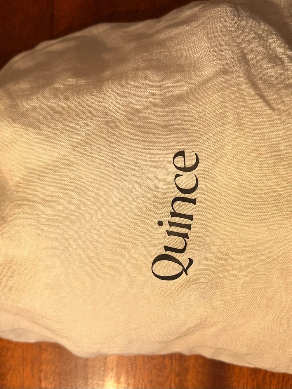 Quince European Linen Piped Euro Sham in white with black piping 🖤🤍